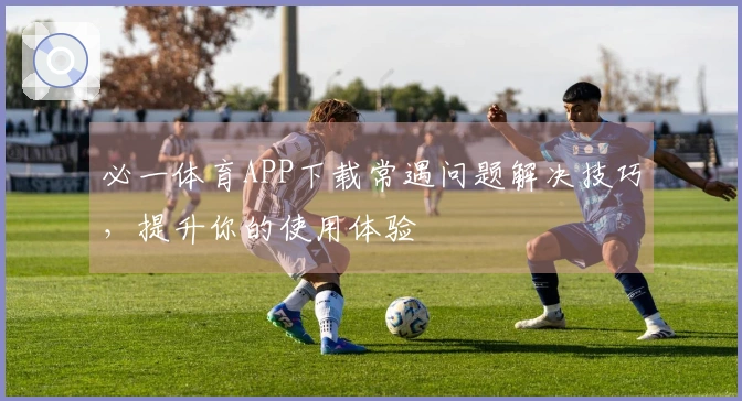 必一体育APP下载常遇问题解决技巧，提升你的使用体验