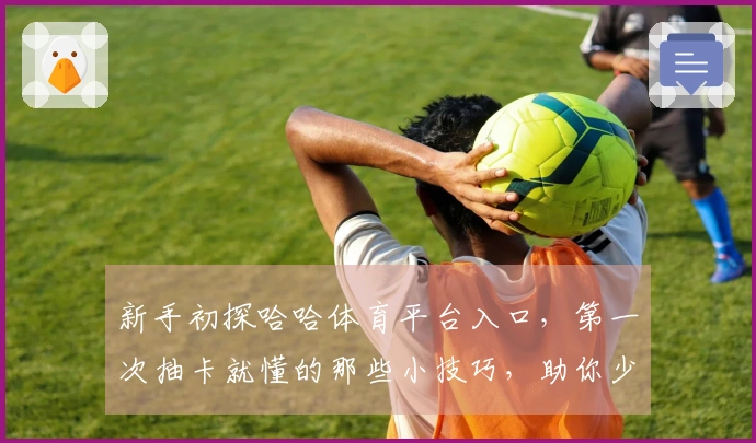 新手初探哈哈体育平台入口，第一次抽卡就懂的那些小技巧，助你少走弯路！